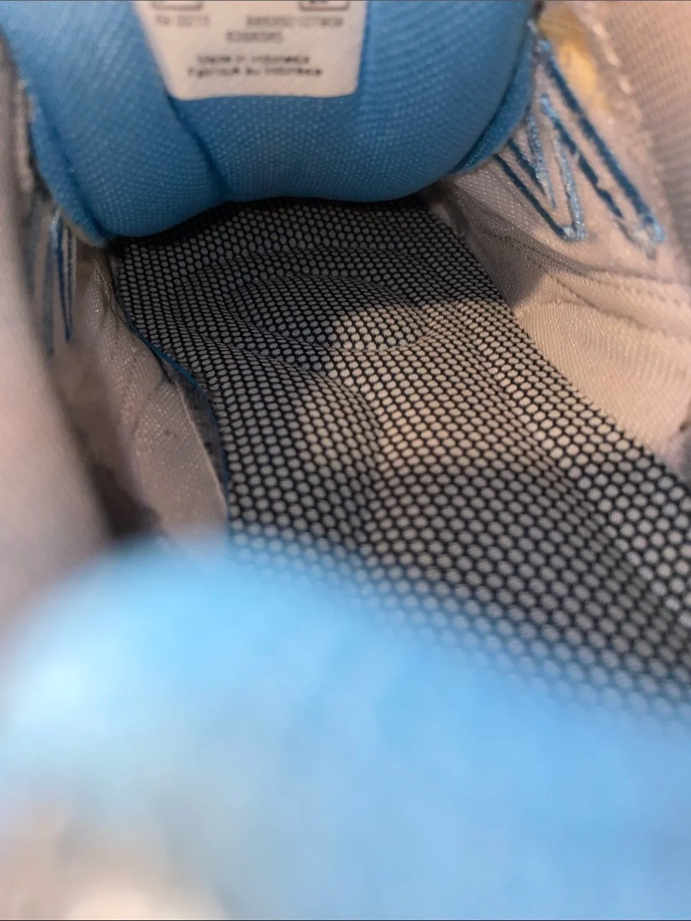 New Balance Women's Gray and Light Blue Athletic Walking Shoes sz8